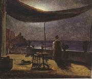 Thomas Fearnley Moonlight in Amalfi (mk22) Spain oil painting reproduction